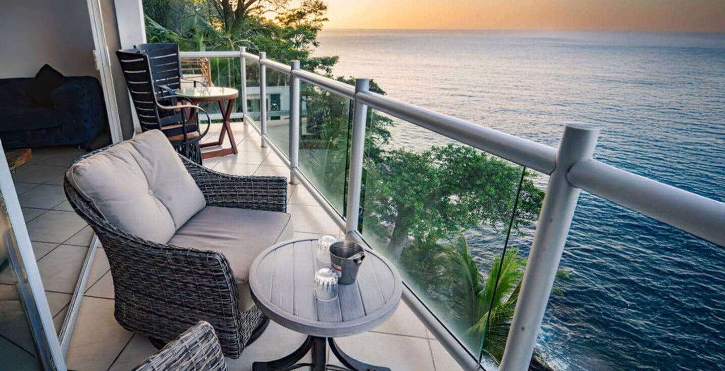 ocean view from villa
