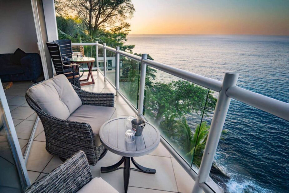 ocean view from villa