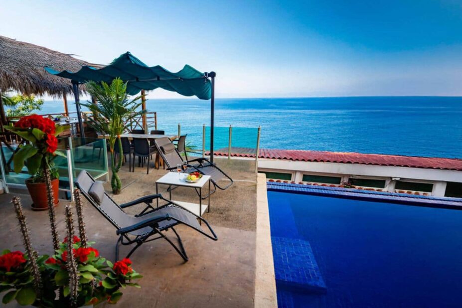 beachfront view